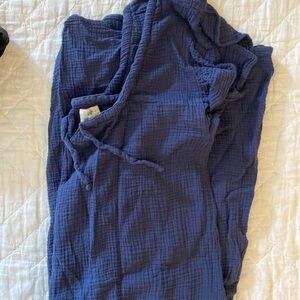 Monica + Andy Womens Maternity Gauze Sleep Gown